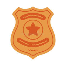 a metal badge